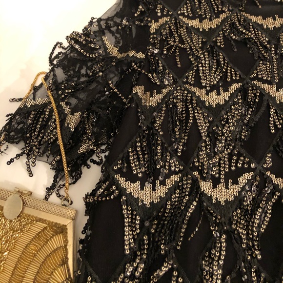 NWT Zara fringe and sequence party dress - Picture 8 of 8